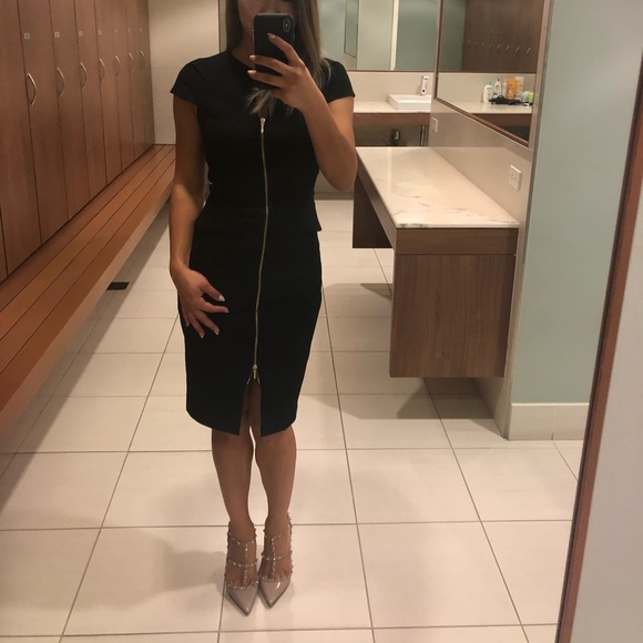 Ted Baker size 1 black dress - Picture 1 of 4